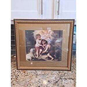 ART The Christ Child and Infant John the Baptist with a Shell Bartolomé Murillo